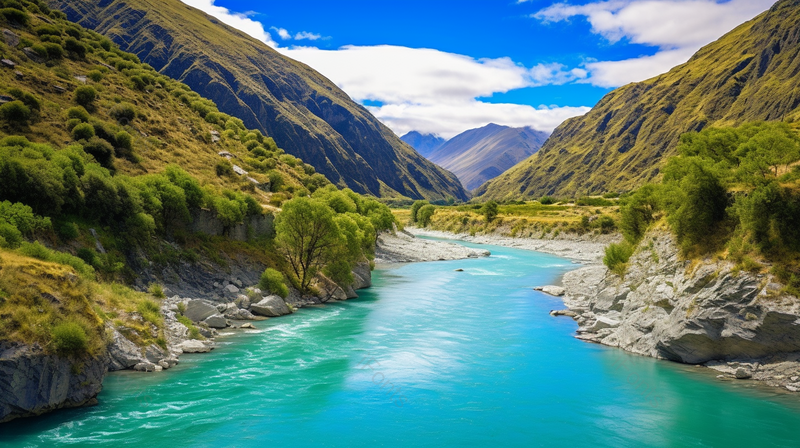 两座大山之间的急速河流自然美景,高清,摄影图,摄影图片,图片大全,摄影图免费下载